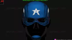 John Walker Captain America Helmet - High Quality Model - Marvel Comics