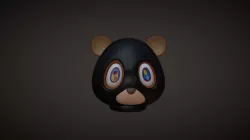 Kanye Ski Mask Bear Head