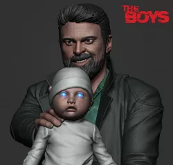 Karl Urban - Butcher and baby