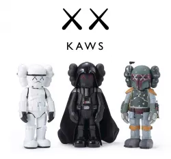 Kaws Mandalorian x Stormtrooper x Darth Vader