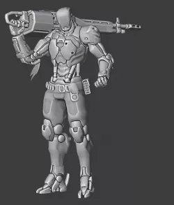 KAY-O Posed Statue 3D Print Model