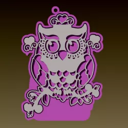 KEYCHAIN OWL / BUHO KEYCHAIN