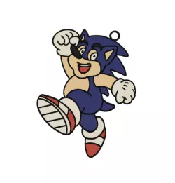 Keychain Sonic Mario