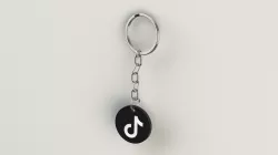 Keychain TikTok 3D print model 3D print model