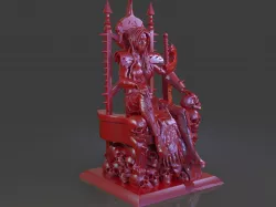 Killer Woman Death God Sculpture
