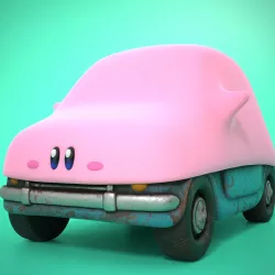 Kirby fanart - carby - Kirby and the Forgotten Land 3D print model