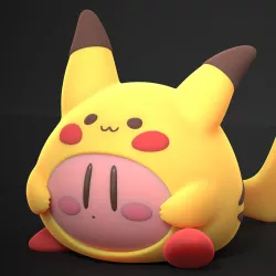 kirby pikachu - pikakirby 3D print model