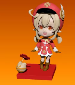 klee chibi figurine genshin impact all cuted!