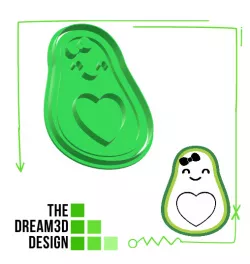 LADY AVOCADO COOKIE CUTTER / COOKIE CUTTER
