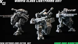 Light Frame Warpig Combat Mech 50mm base diameter