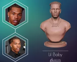 Lil Baby Bust 3D print model