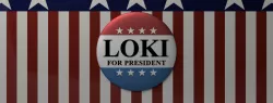 Loki For President Pin