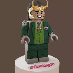 Loki LEGO custom minifigure
