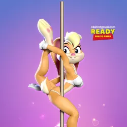 Lola Bunny - Pole Dancing
