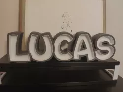 Lucas - Name led panel