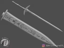 Ludwig Holy Blade from Bloodborne - Fan Art 3D print model