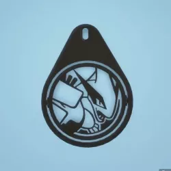 LUGIA COIN KEYCHAIN POKEMON