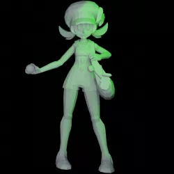 Lyra Pokemon Trainer Figure