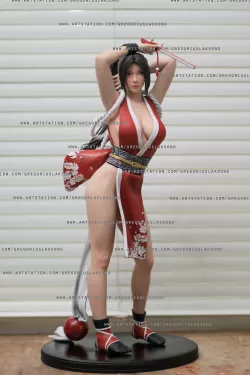Mai Shiranui King of Fighters Fan Art Statue 3d Printable 3D print model