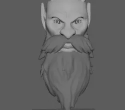 Male Krampus Mask