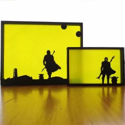 Mandalorian Silhouette Art