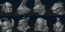 Megazords set of 8