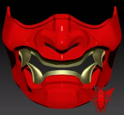 Mempo Samurai Mask / Hannya / Oni Mask