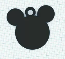 Mickey mouse keychain