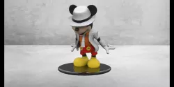 Mickey Mouse Michael Jackson Pose STL
