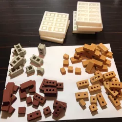 miniature bricks