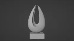 Modern Decorative Abstract Art 02 - 3D PRINTABLE