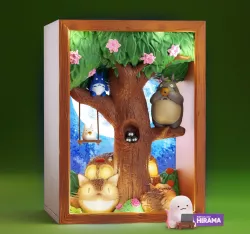 My Neighbor Totoro Book Nook / Bookshelf diorama