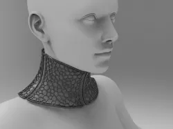 neck voronoi neck clothe cosplay