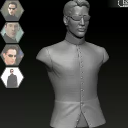 NEO MATRIX (Keanu Reeves) BUST