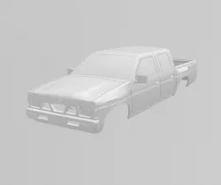 Nissan D21 Double Cab 1:24 & 1:25 Scale (Nissan Hardbody)
