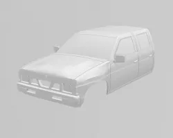 Nissan D21 Double Cab (Cab Only) 1:24 & 1:25 Scale (Nissan Hardbody)