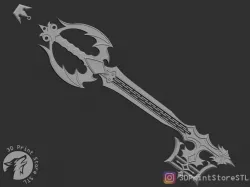 Oblivion KeyBlade From Kingdom Hearts - Fan Art 3D print model
