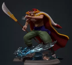 One Piece - Whitebeard 3d print statue 3D print model