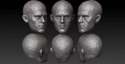 ONE12 Scale Head - Ryan Reynolds - Deadpool (no neck) - Movie ver