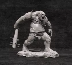 Orc Berserker Pose 2 - Presupported
