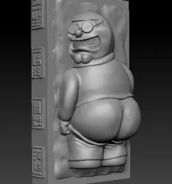 Peter Griffin in Carbonite