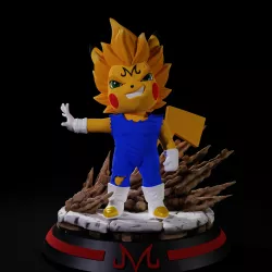Pikachu cosplay Vegeta