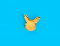 Pikachu Face Cutter + Bookmark