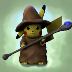 Pikachu Gandalf STL 2.0