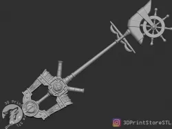 Pirates Key Blade From Kingdom Hearts - Fan Art 3D print model