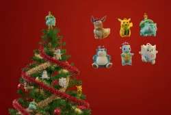 Pokemon Christmas Ornaments