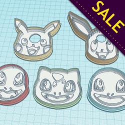 pokemon cutter cookie 3D Models | Page 1 | STLFinder