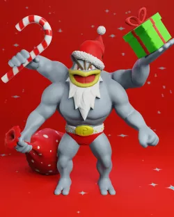 Pokemon Machamp christmas