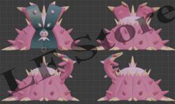 pokemon toxapex 3d models 【 STLFinder