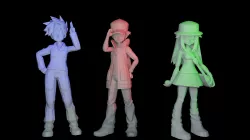 Pokemon Trainer Kanto Trio